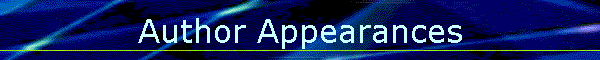 Author Appearances